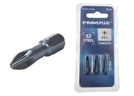 grot-bit-torsion-pozidriv1-pz1x25mm-rawlplug-3szt