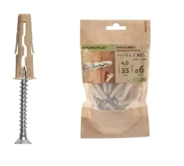 kolek-uniwersalny-timberuno-6x28mm-z-wkretem-30szt