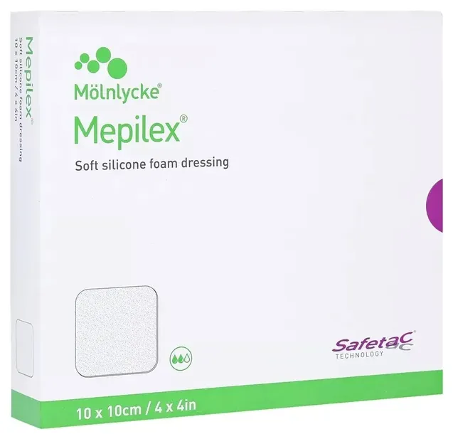 Mepilex 10cm x 10cm opatrunek piankowy 5 sztuk