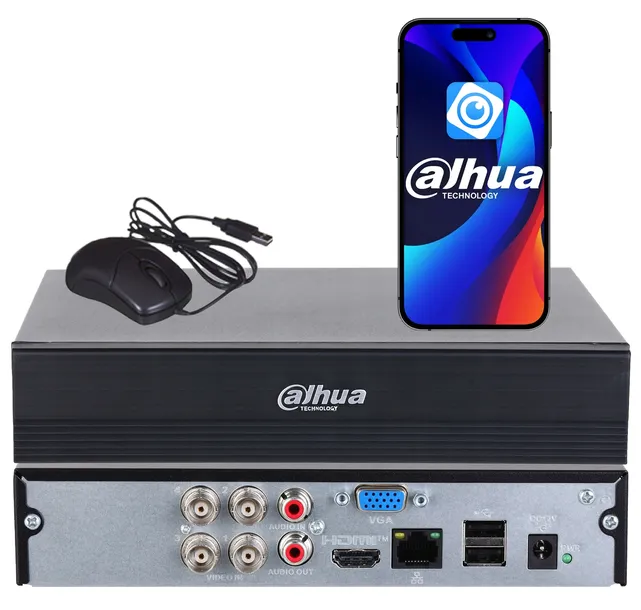 REJESTRATOR ANALOGOWY DAHUA XVR IP XVR1B04-I/T 4 KANAŁY AHD TVI CVI