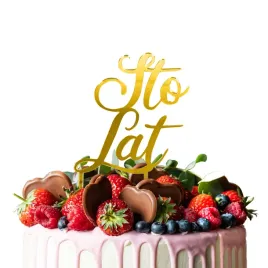 topper-na-tort-sto-lat-plexi-zlote-lustro