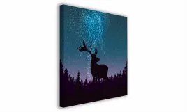 obraz-na-plotnie-036-jelen-noca-40x40cm
