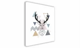 obraz-na-plotnie-026-geometryczny-jelonek-30x30cm