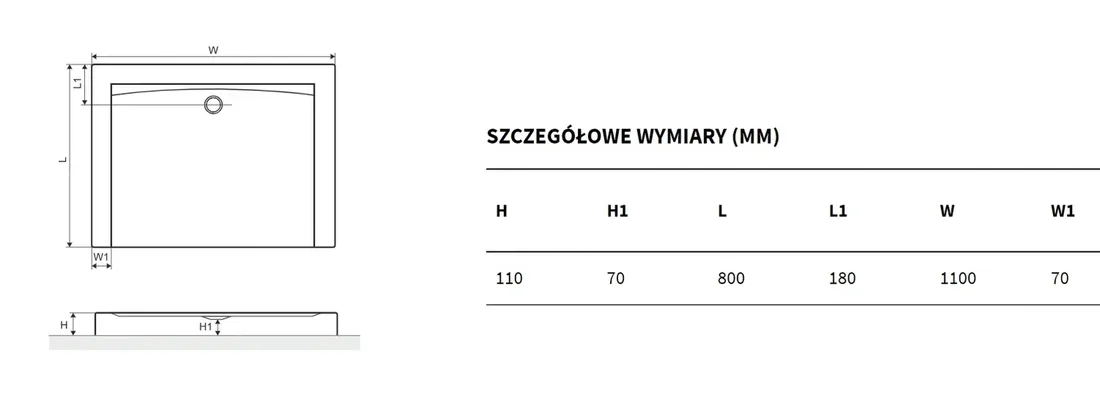 excellent-forma-compact-brodzik-prost-110x80x11cm