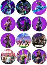 wydruk-cukrowy-babeczki-fortnite-gracz