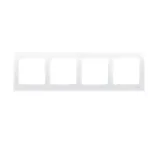 simon54-ramka-na-4-modul-dr4-11-bialy-waga-z-opakowaniem-0-1-kg