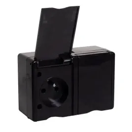 zuk-gniazdo-podwojne-2x2p-z-natynkowe-ip44-czarne