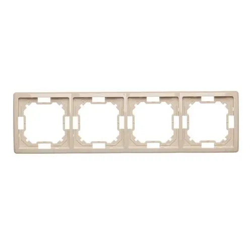 basic-ramka-na-4-moduly-bmr4-12-bezowy-simon-marka-kontakt-simon