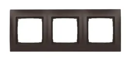 simon54-ramka-na-3-moduly-dr3-46-brazowy