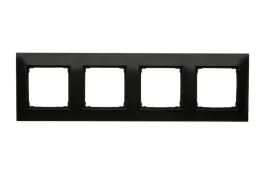 simon54-ramka-4-krotna-dr4-49-czarny-mat