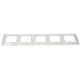 simon54-ramka-na-5-moduly-dr5-11-bialy