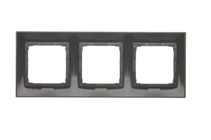 simon54-ramka-na-3-moduly-dr3-46-brazowy-stan-nowy