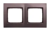simon54-ramka-na-2-moduly-dr2-46-brazowy