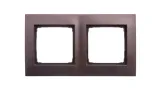 simon54-ramka-na-2-moduly-dr2-46-brazowy-material-tworzywo-sztuczne