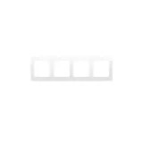 simon54-ramka-na-4-modul-dr4-11-bialy
