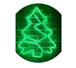 ozdoba-swiateczna-choinka-na-okno-neon-zielona-led