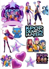 huntrix-kpop-wydruk-cukrowy-na-tort-napis-gratis-hunters-demon