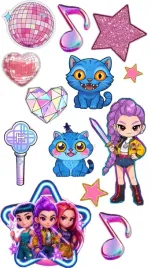 huntrix-kpop-wydruk-cukrowy-na-tort-napis-gratis-hunters-demon