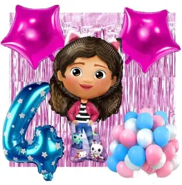 zestaw-balonow-dekoracji-scianka-balony-na-4-urodziny-koci-domek-gabi-35szt