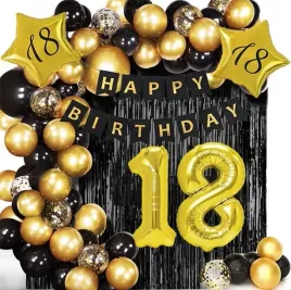 scianka-zestaw-balonow-balony-na-osiemnastke-18-urodziny-82szt-zloto-czarny