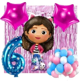 zestaw-balonow-na-6-urodziny-koci-domek-gabi-35szt