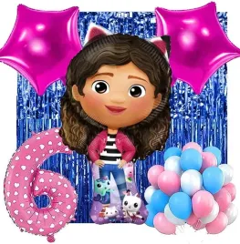 zestaw-balonow-na-6-urodziny-koci-domek-gabi-35szt