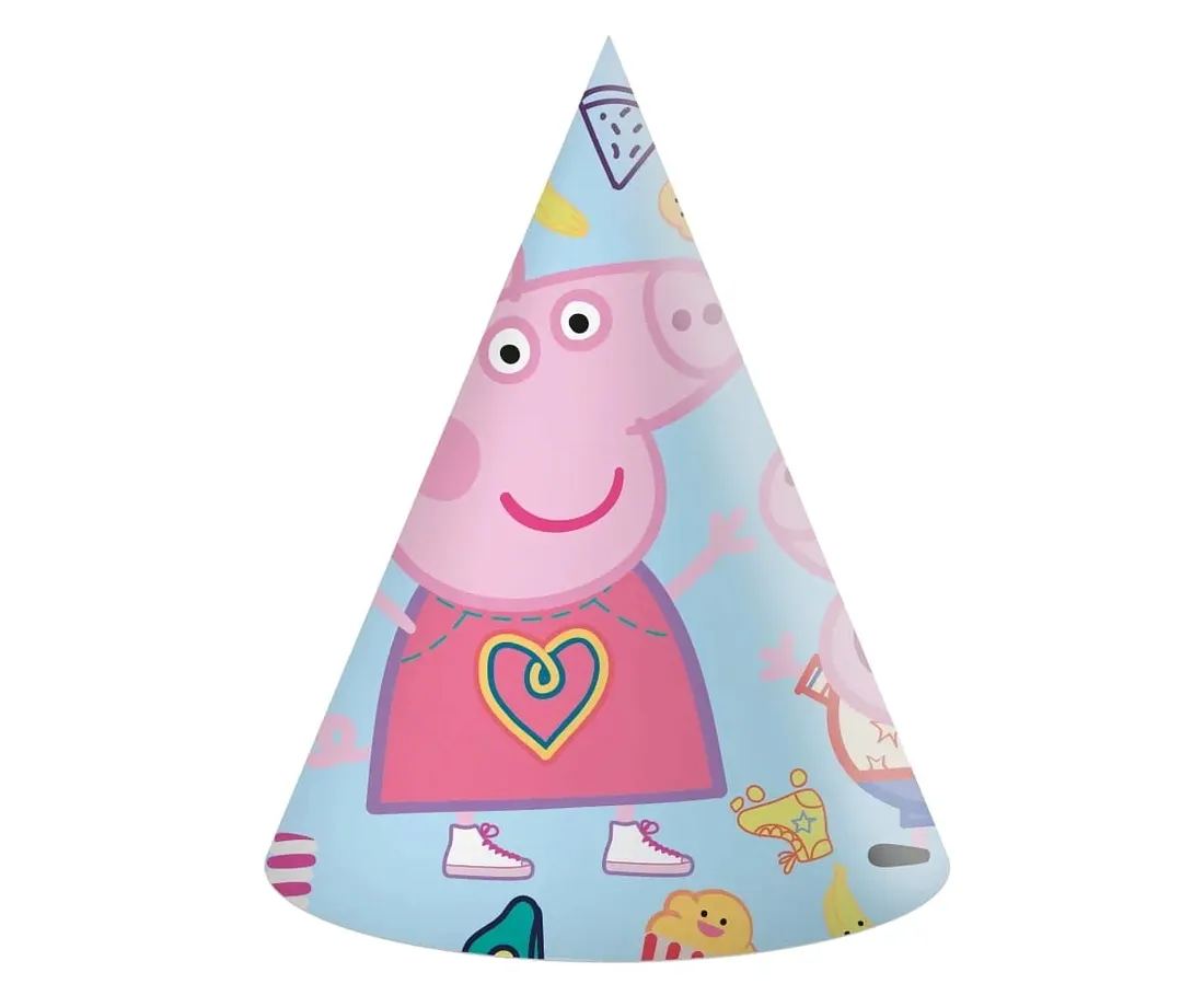 czapeczki-urodzinowe-papierowe-swinka-peppa-6szt