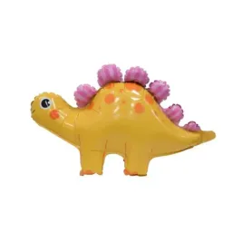 balon-dinosaur-stojacy-na-stol-zolty-56x31cm