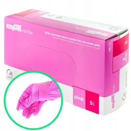 rekawiczki-nitrylowe-zarys-easycare-rozowe-medyczne-ochronne-s-100-sztuk