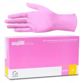rekawiczki-nitrylowe-zarys-easycare-rozowe-medyczne-ochronne-m-100-szt