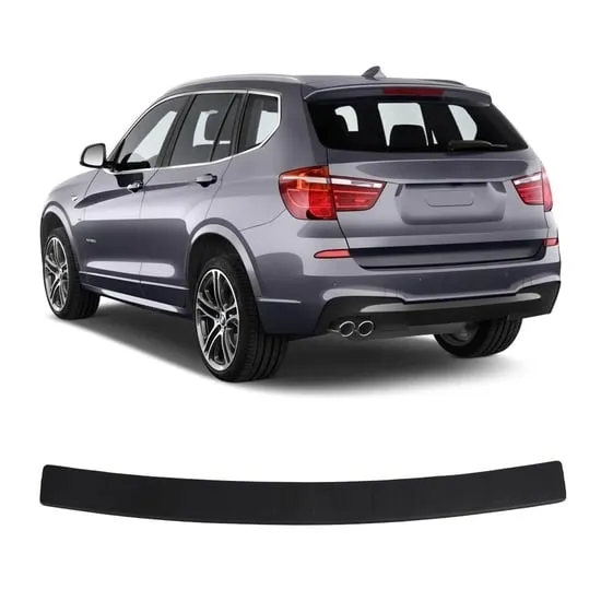 BMW X3 II F25 2010-2017 Listwa Nakładka na Zderzak z zagięciem Czarna ABS