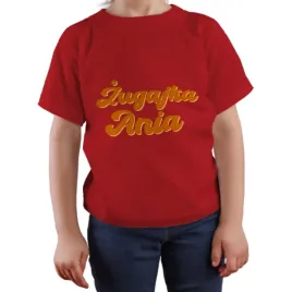 koszulka-kids-czerwona-158cm-julia-zugaj-08-imie