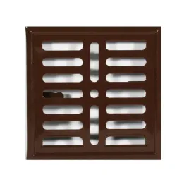 kratka-metalowa-malowana-14-14cm-brazowa-kra-14-14-mb