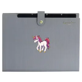 organizer-na-dokumenty-szary-a4imp-jednorozce-05