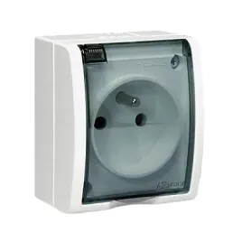 aquarius-gniazdo-herm-1-krotne-z-u-ip54-z-kl-dymna-biale-e131aa-kn285