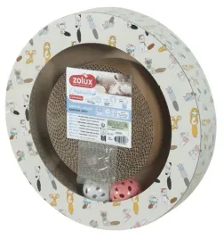 zolux-chatouille-drapka-tekturowa-okragla-z-pilkami-i-kocimietka