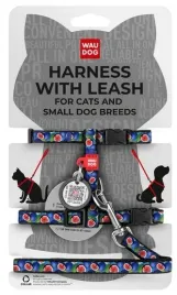 collar-waudog-nylon-szelki-ze-smycza-nylonowe-anatomiczne-w-ksztalcie-liter
