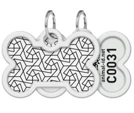 collar-waudog-smart-id-zawieszka-z-qr-paszportem-kosc-4x3cm-geometria