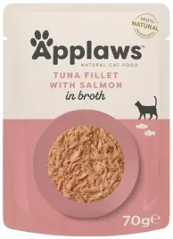 applaws-saszetka-dla-kota-tunczyk-z-lososiem-w-rosole-70g