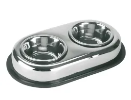 miska-antyposlizgowa-ze-stali-nierdzewnej-podwojna-2-x-450-ml-kerbl