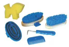 zestaw-akcesoriow-do-czyszczenia-konia-w-plecaku-niebieski-covalliero