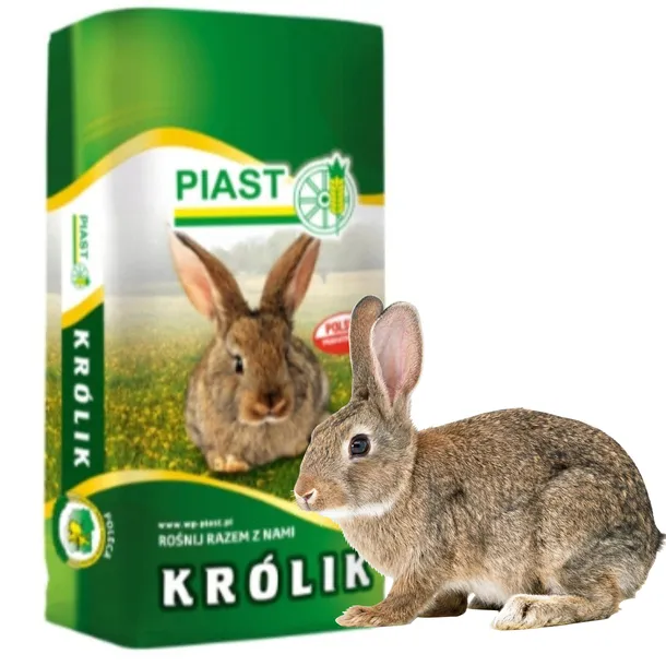 Karma Dla Matek Karmiących Królików PIAST KRÓLICA Granulat Opakowanie 25kg
