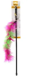 dingo-wedka-dla-kota-ogonek-z-pior-rozowo-zielony