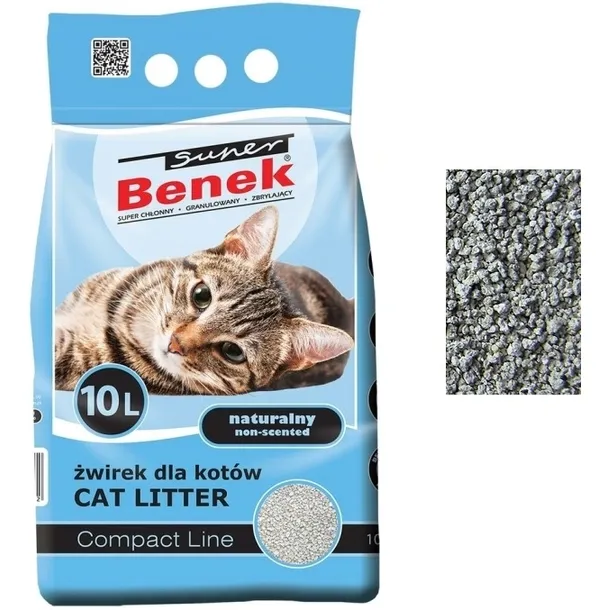 super-benek-compact-blekitny-10l-rodzaj-bentonitowy