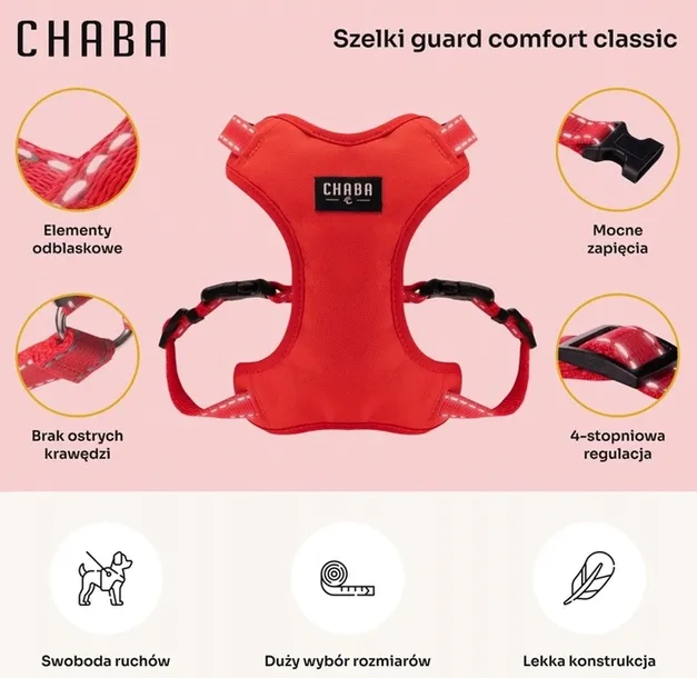 chaba-szelki-guard-comfort-classic-l-czerwone-marka-chaba