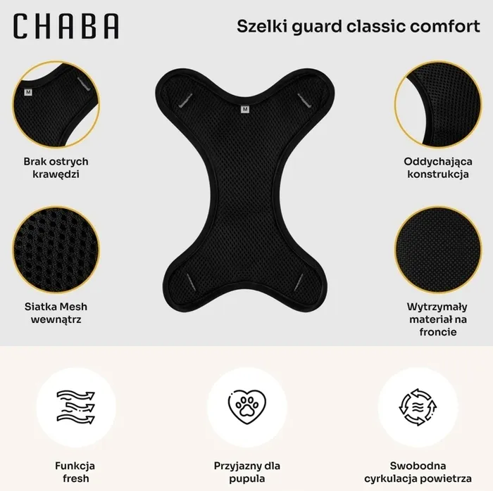 chaba-szelki-guard-comfort-classic-l-czerwone-stan-nowy