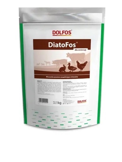 Diatofos Na Ptaszyńca I Piórojady Dla Drobiu Gołębi Nioska Trzoda Bydło 1kg