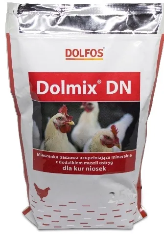 Witaminy Dla Kur Niosek Nioski Dolmix DN DOLFOS Nieśność Odporność 2,5kg