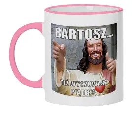 kubek-bialy-rozowe-brzegi-wmp-bartosz-napis