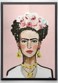 plakat-a4-21x30-w-ramie-wmp-frida-kahlo-3